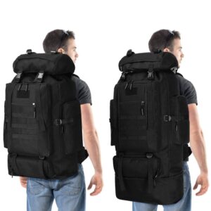 ZAINO GRANDE Lager Hiking Camping Backpack Extra Large Rucksack Mens Outdoor Luggage Bag100L
