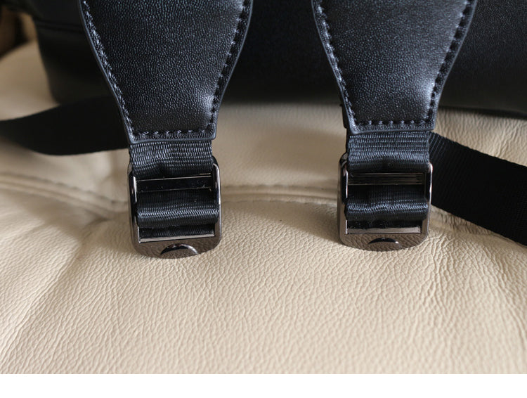 b039e0b7-7c3c-4423-a176-070b11f87114.jpg CHESTNUT HILL Men's Genuine Leather Business Travel Computer Backpack - Image 3