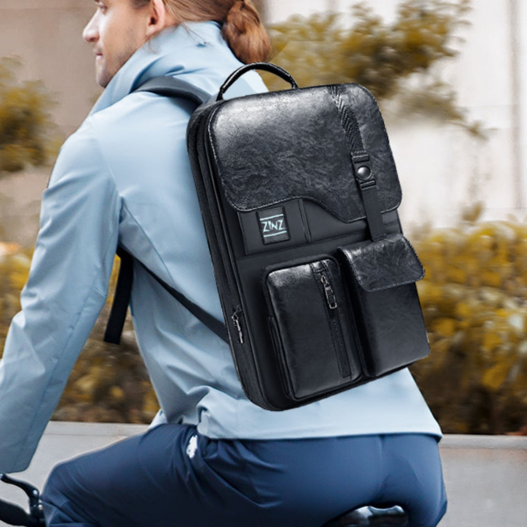 b5eaa763-9f86-40c6-918f-18a67b3b7e75.jpg ZINZ EXPANDABLE Laptop Backpack Mens Premium Business-Style Computer Bag