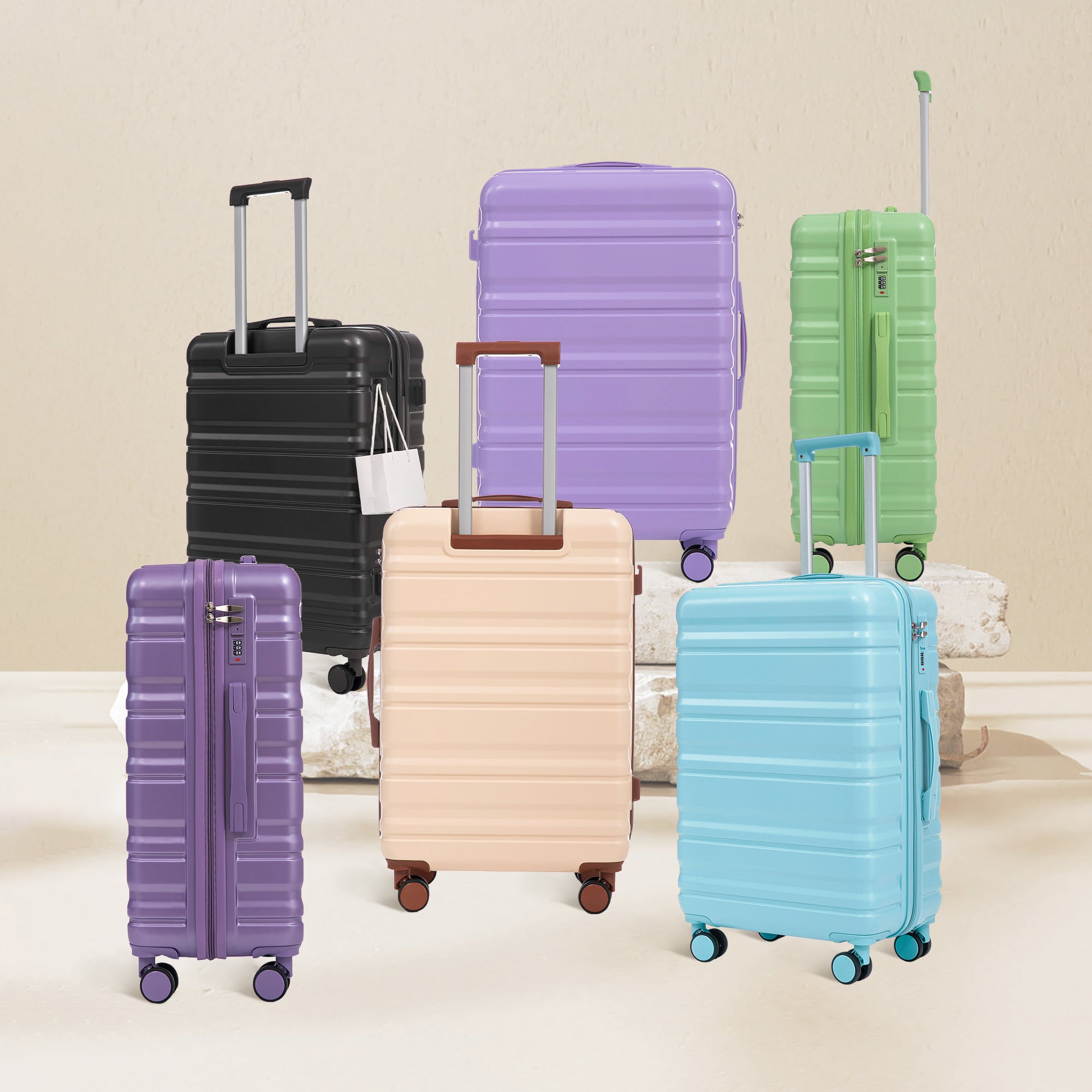 c5019027-f3da-4daf-bcc8-b4c9e42b8bd9.jpg HIFINE TOURIST 20" -24" -28, 3 Pcs-Set Spinner Wheel Luggage, Purple - Image 5