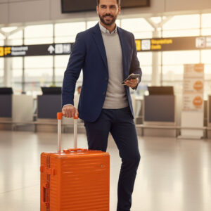 BRYN MAWR PC Colorful Fashion Luggage 20" 22" 24" 26" Aluminium Frame Luggage, Universal Wheel, High-end Suitcase