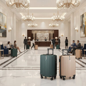 BARTRAM 20-inch Suitcase Business Striped CARRY ON LUGGAGE