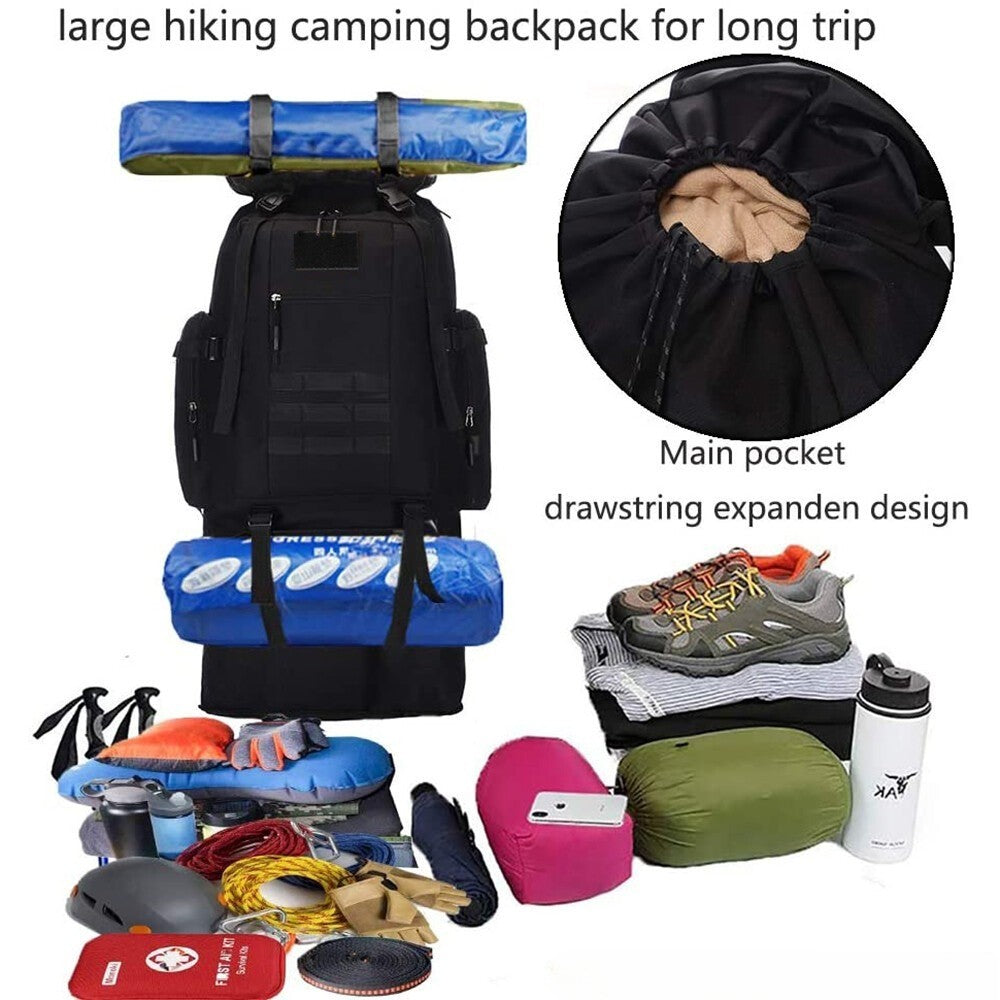 d785c2e6-102f-4d4c-a59c-61e7ece9fc98.jpg ZAINO GRANDE Lager Hiking Camping Backpack Extra Large Rucksack Mens Outdoor Luggage Bag100L - Image 7