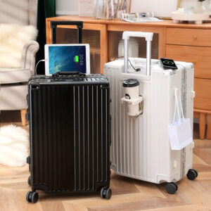 PROMAX 20" Zipperless Carry-On Luggage with USB & Cup Holder