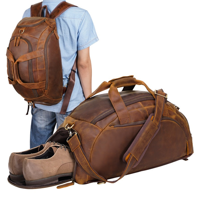 dd1ec1fb-598f-46d1-9941-49481369f893.jpg MITCHELL ELITE GENUINE LEATHER Large Capacity Backpack - Image 6