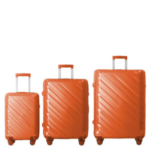 TORRESDALE 3-Piece Luggage Sets 20"-24"- 28"; Four Spinner Wheels And Scratch-Resistant Surface
