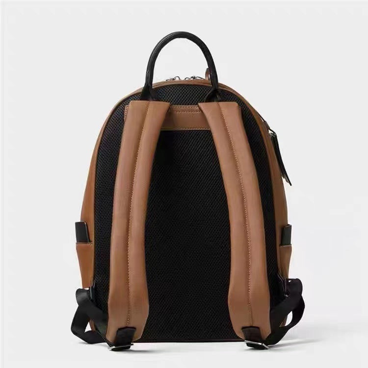 e6120822-39d9-4d63-bad1-d30968bf6a76.jpg PENNYPACK Three-color Stitching Backpack, Travel Leisure Schoolbag - Image 5