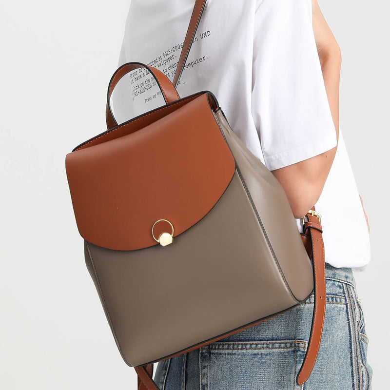 e7955c50-933a-4ffd-8c45-f40930794b2e.jpg STENTON AVENUE Genuine Leather Women's New Leather Backpack - Image 5