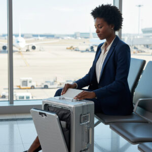 RISING SUN PC+Aluminum Frame Front Opening Luggage