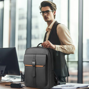 HEROIC KNIGHT Mens Minimalist Lightweight Commuter Backpack 15-inch Laptop Bag