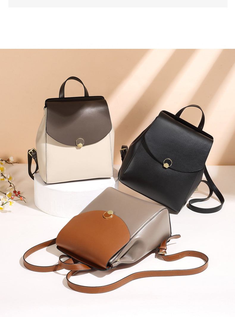 ef071657-2976-4145-9d6a-68d7113eb5a3.jpg STENTON AVENUE Genuine Leather Women's New Leather Backpack - Image 4