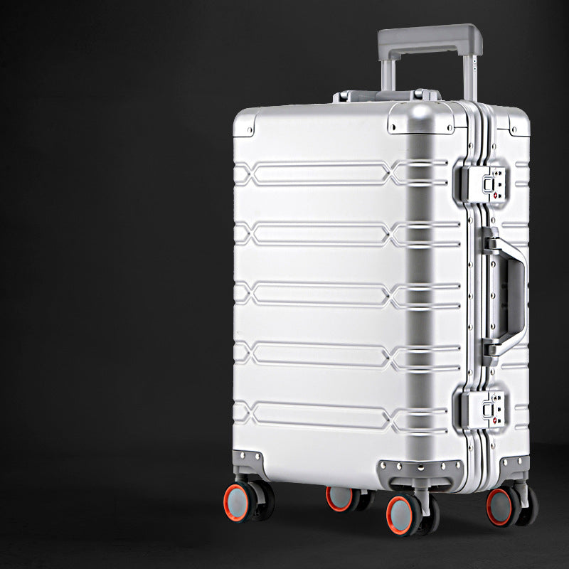 ef6249d8-b9ff-4c8a-be39-c50b45f16101.jpg BAINBRIDGE Aluminum Magnesium Alloy 20" 24" Suitcase, Universal Wheel - Image 3