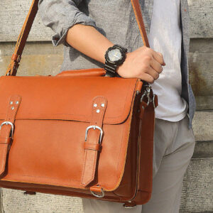 PHILADELPHIA ELITE GENUINE LEATHER BUSINESS BRIEFCASE