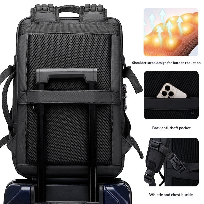 fd65edff-c225-4e41-b45e-972cde69947a_trans.jpg BANGE Mens Vacuum Compression Travel Backpack with Pump - Image 5